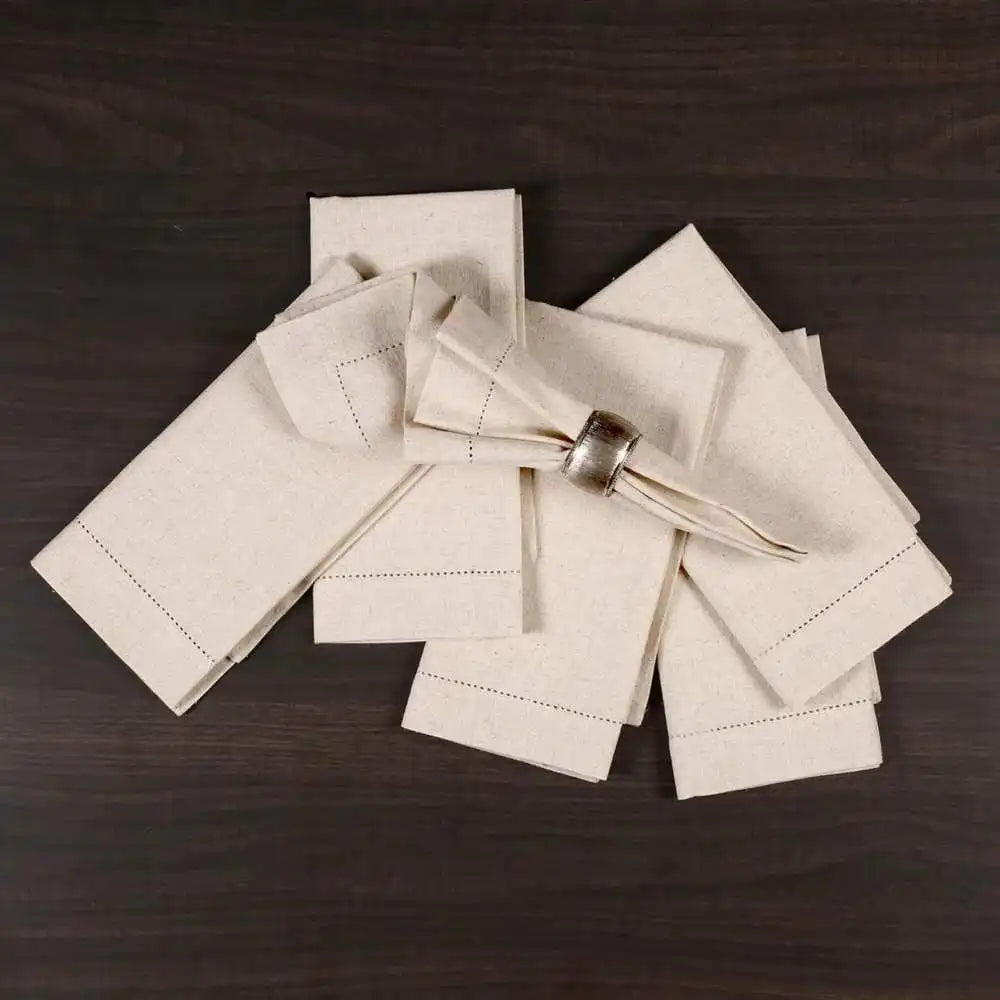 Serviettes de table lin et coton (lot de 6)