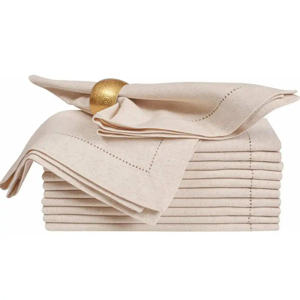 Serviettes de table lin et coton (lot de 6)