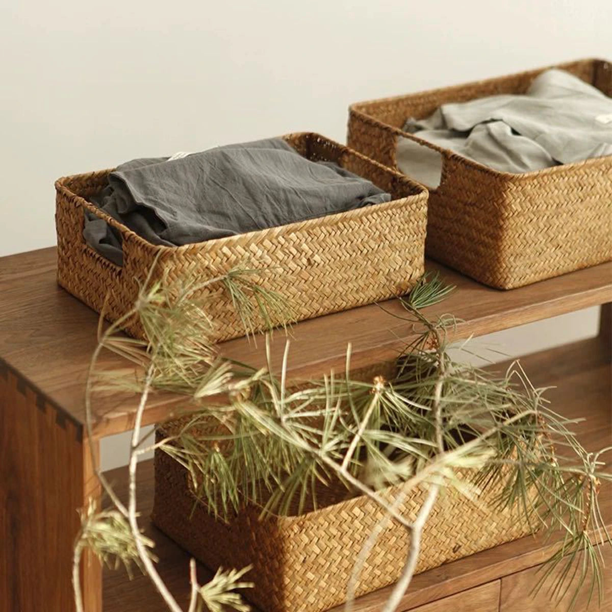 Grand panier en zostère