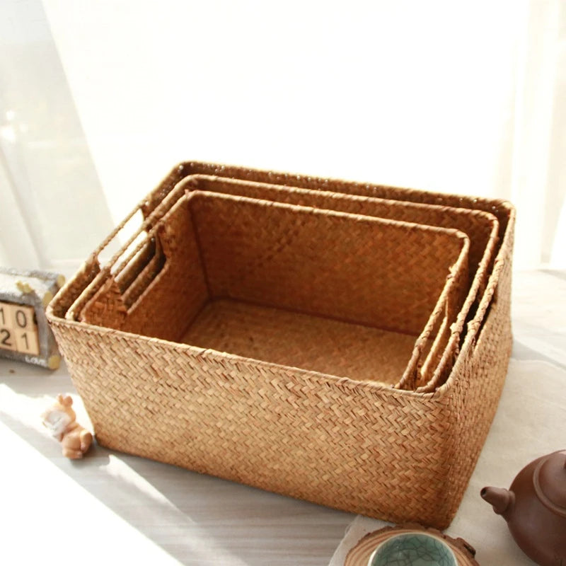 Grand panier en zostère