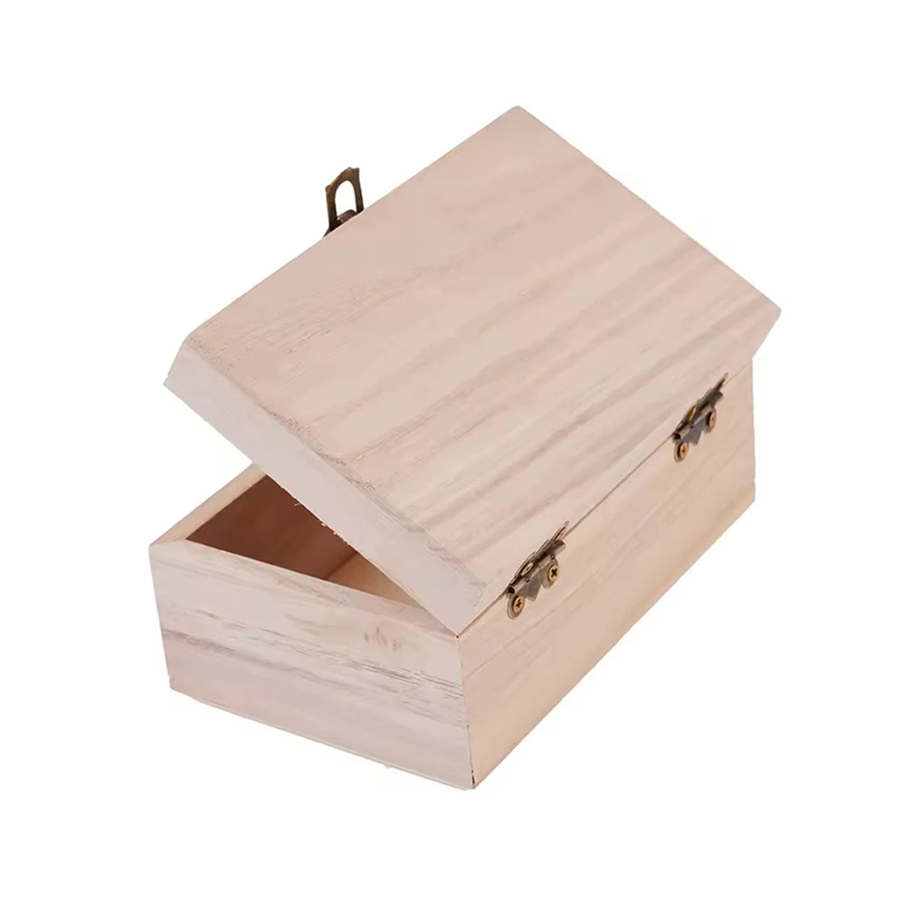 Boîte en bois à couvercle