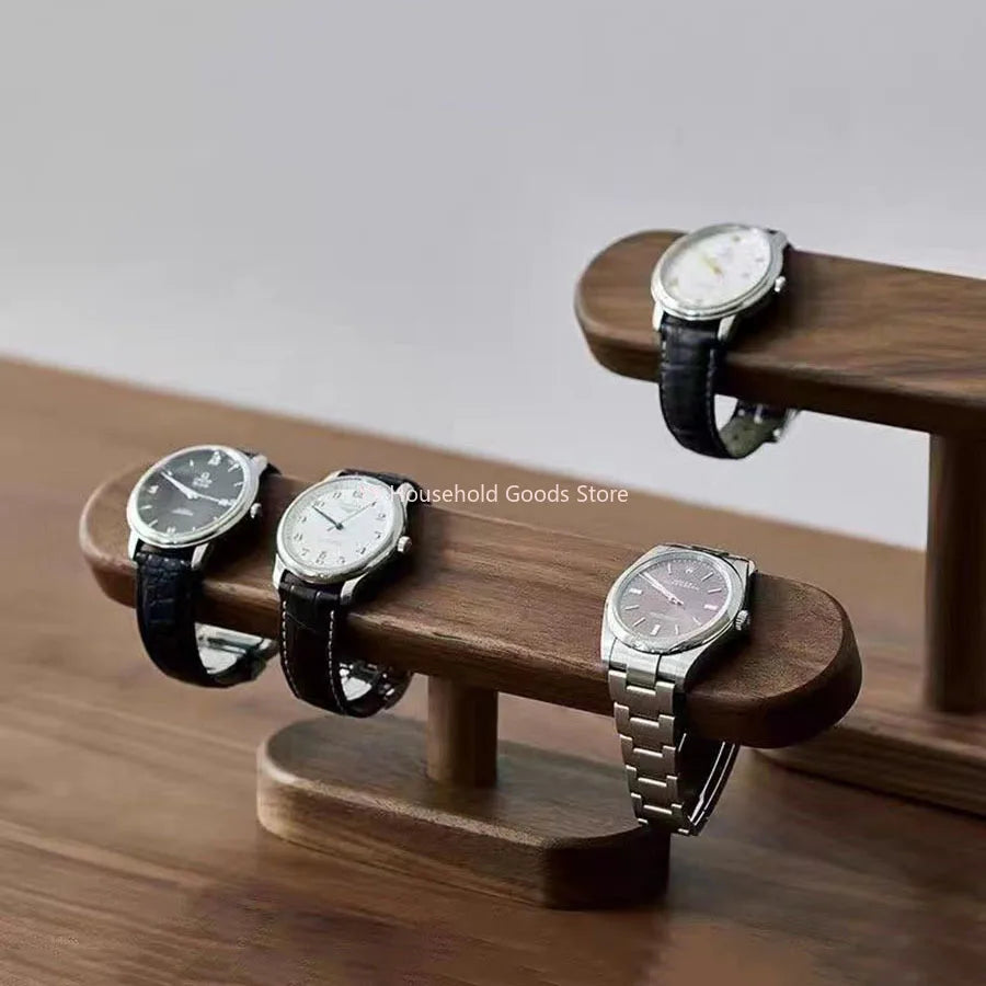 Présentoir à montres et bijoux couleur noyer