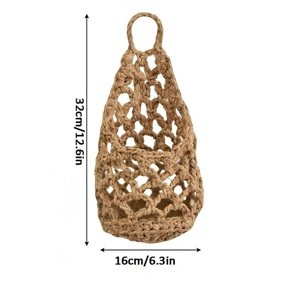 Suspension pour plantes en macramé