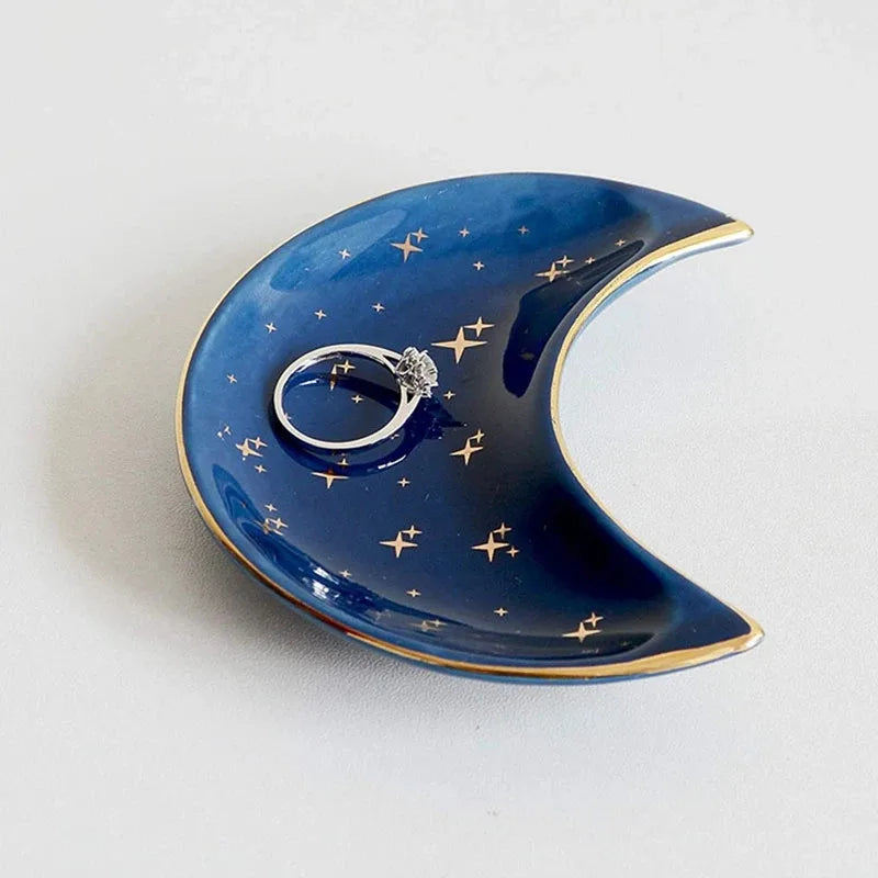 Vide-poche céramique en forme de lune