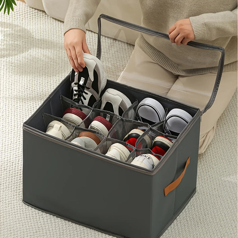 Boîte à chaussures en tissu pliable