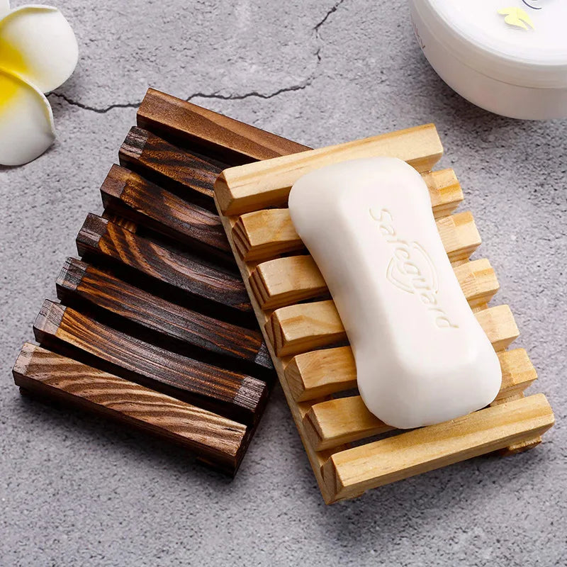Porte-savon en bambou drainant