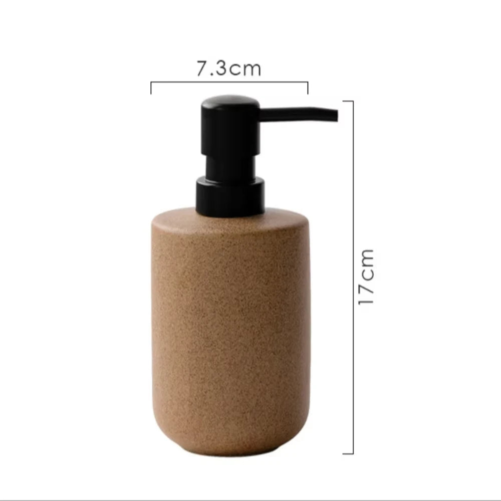 Distributeur de savon céramique wabi-sabi