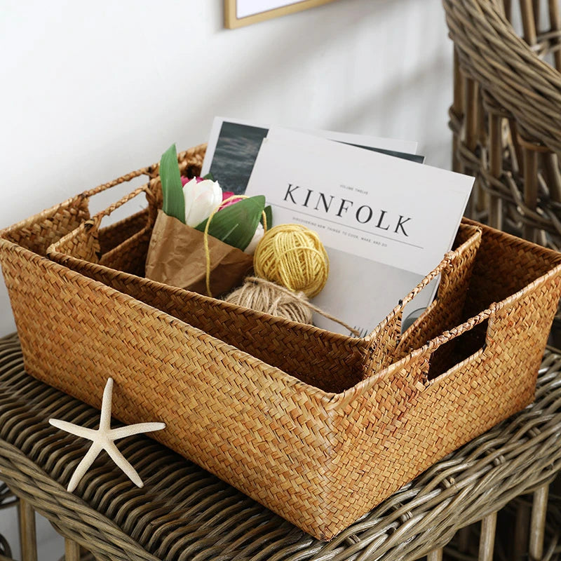 Grand panier en zostère