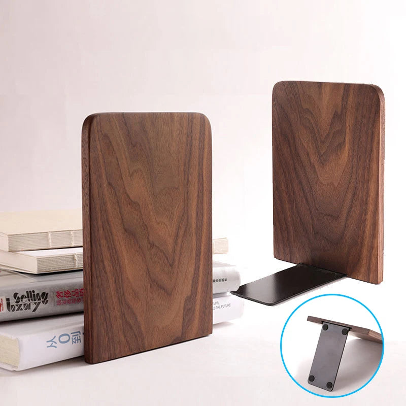 Serre-livres en bois