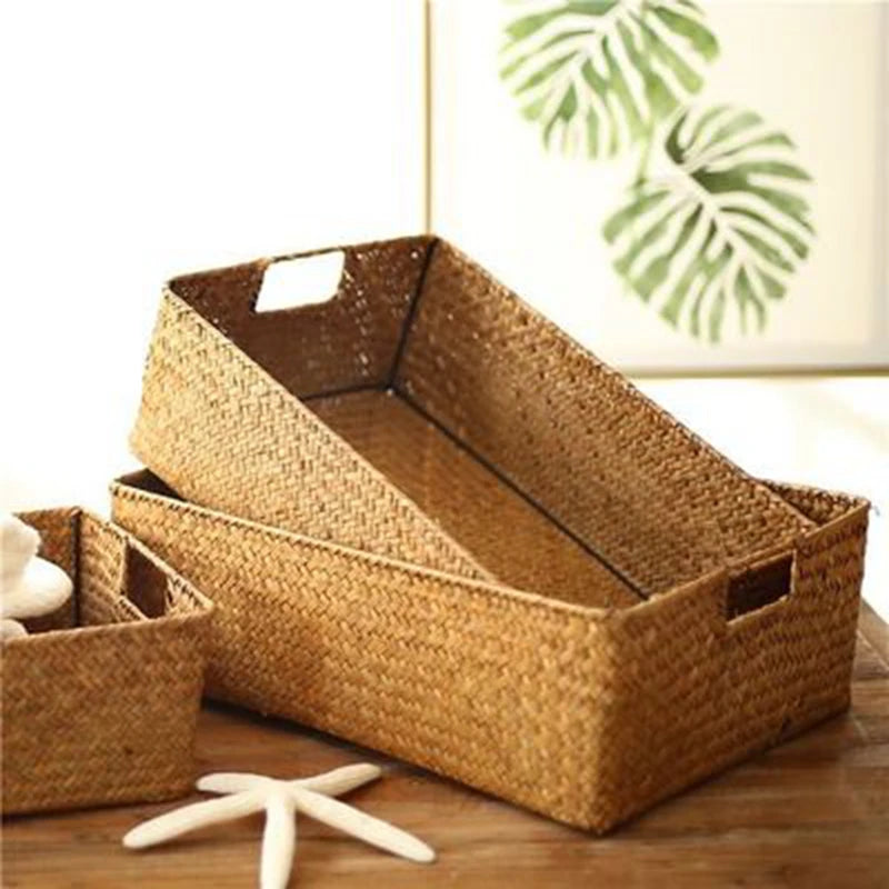 Grand panier en zostère