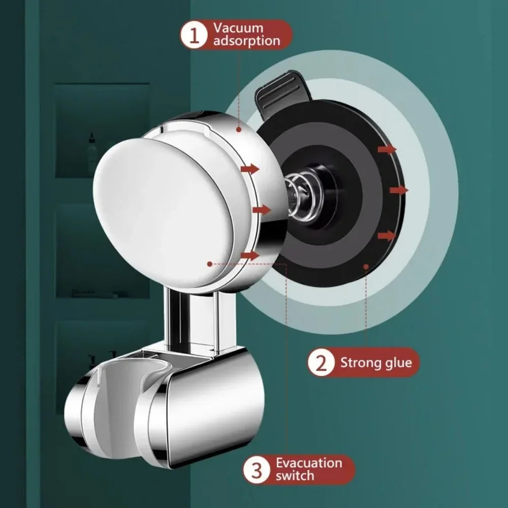 Support de pommeau adhésif orientable