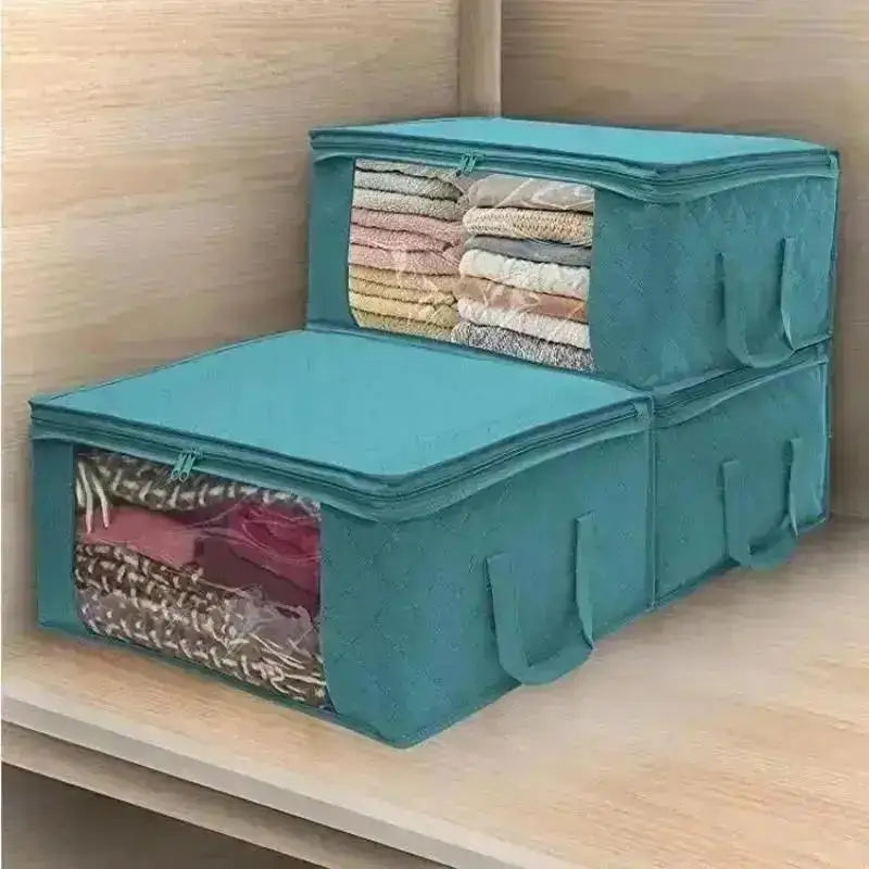 Boîte de rangement tissu avec couvercle