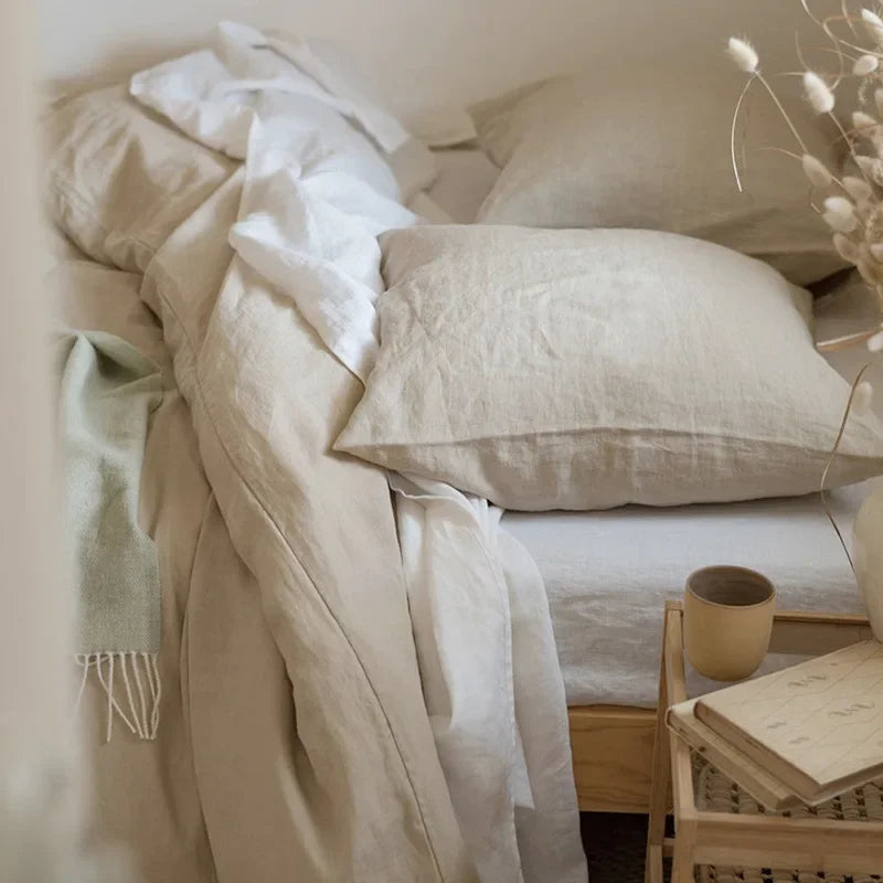 Taie de coussin 100 % lin