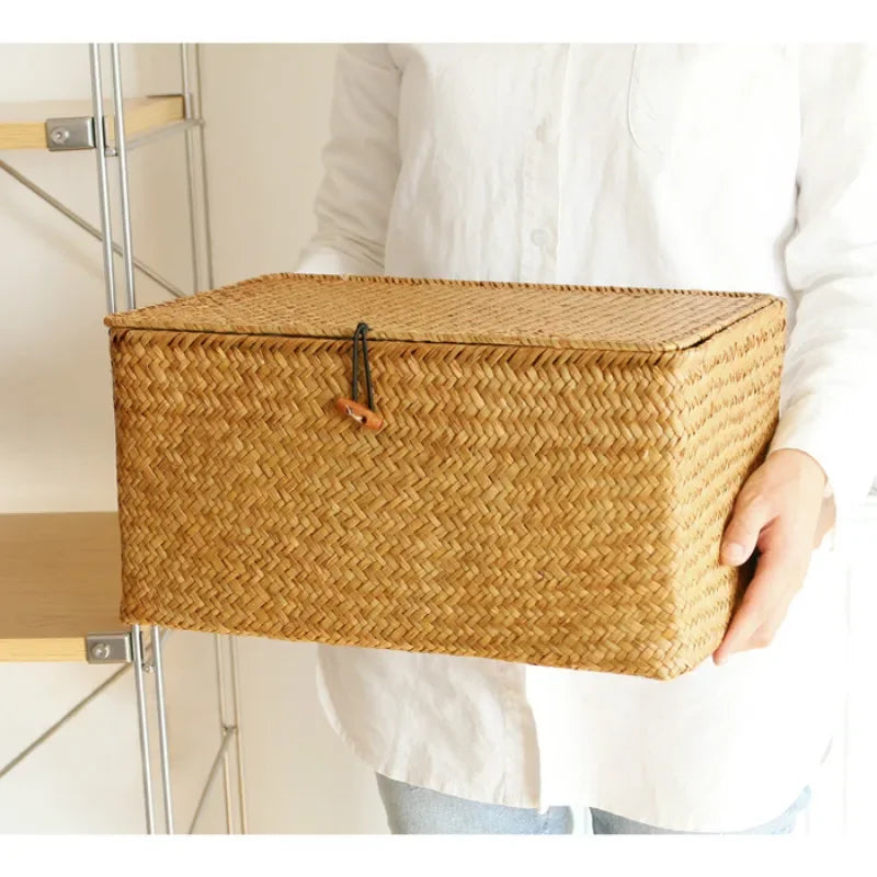 Boîte de rangement en zostère