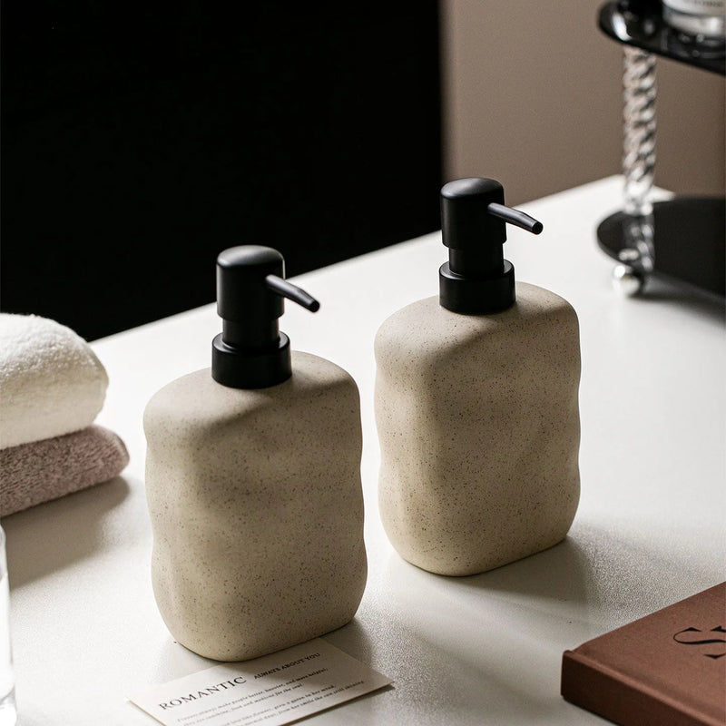 Distributeur de savon céramique wabi-sabi