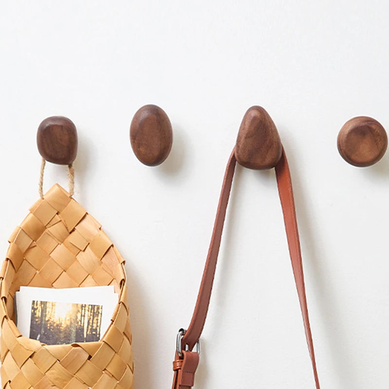 Patère en bois massif scandinave