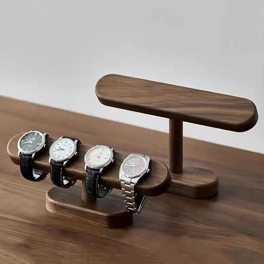 Présentoir à montres et bijoux couleur noyer